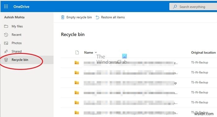 Windows 11/10で削除されたOneDriveファイルを復元する方法【ごみ箱・Web版から復旧】