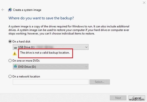 Windows 11/10で「ドライブは有効なバックアップ場所ではありません」エラーが出たときの対処法