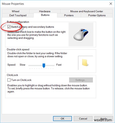 【Windows 11/10】マウスの左クリックで右クリックメニュー(コンテキストメニュー)が開くときの対処法
