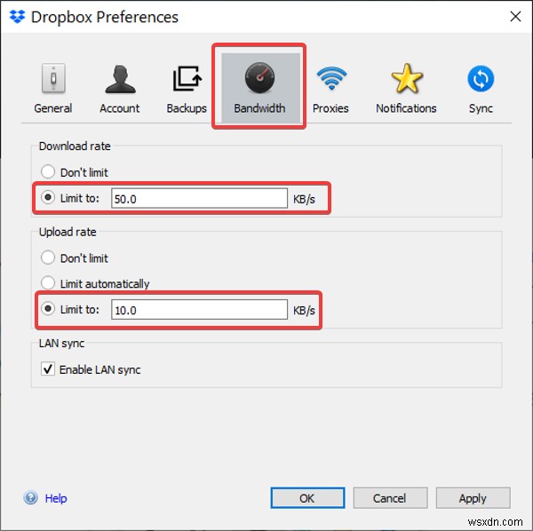 OneDrive・Dropboxの帯域幅使用量を制限する方法【通信速度を守る設定】