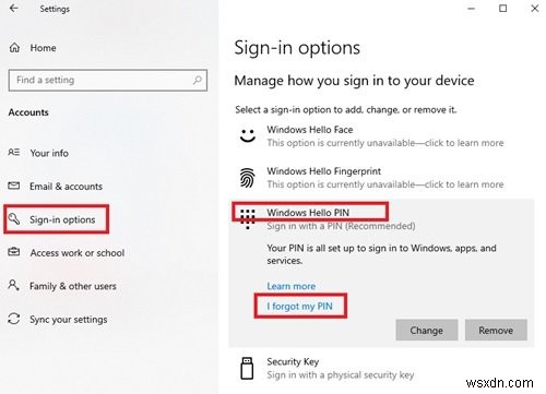 Windows 10のPINをリセット・変更する方法|ロック画面からでも設定可能