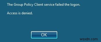 【Windows 11/10】「グループ ポリシー クライアント サービスによるログオンに失敗しました」エラーの解決方法