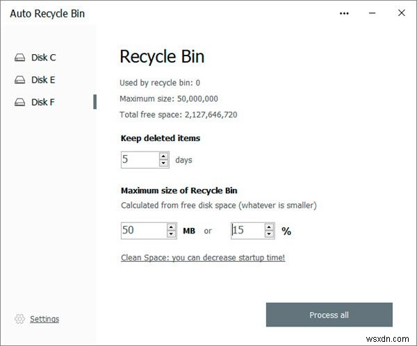 Windows 10のストレージセンサー(Storage Sense)でダウンロードフォルダーとごみ箱のファイルを自動削除する方法