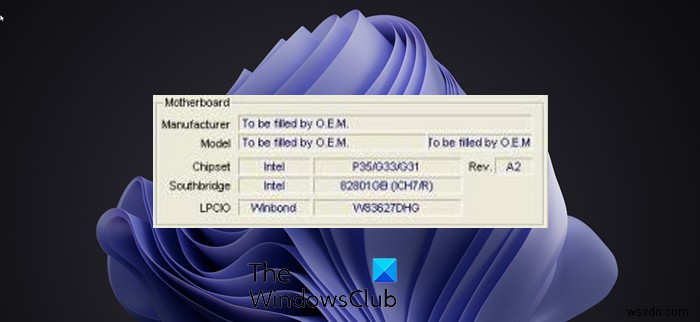 「To Be Filled By O.E.M」と表示されるときの対処法|マザーボード情報とドライバーの入手方法