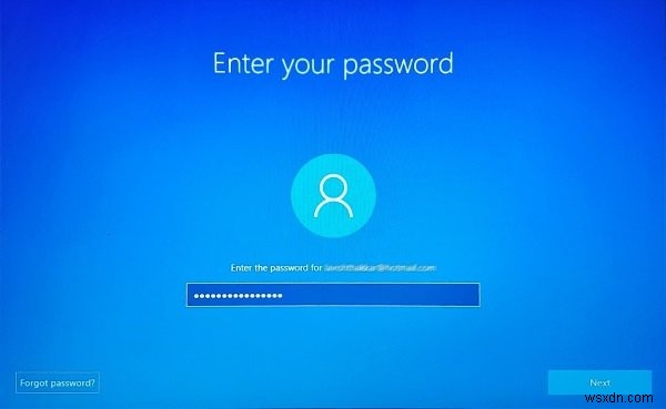 Windows 11/10のログイン画面から忘れたMicrosoftアカウントのパスワードとPINをリセットする方法