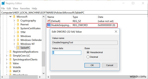 Windows 11/10でSnipping Tool(切り取りツール)を有効化・無効化する方法|グループポリシーとレジストリ設定