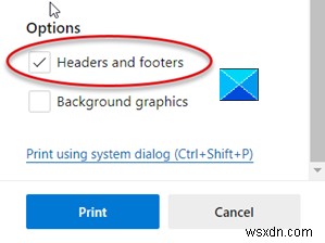 Windows 10のMicrosoft Edgeブラウザーから印刷する7つの方法