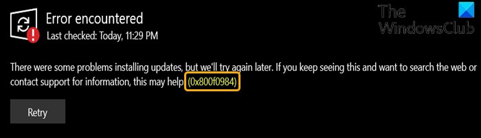 Windows 10のWindows Updateエラー0x800f0984を解決する5つの対処法