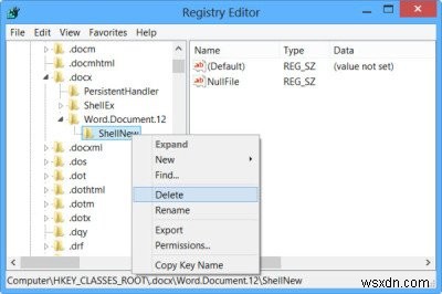 Windows 11/10の「新規」コンテキストメニューを編集・追加・復元・削除する方法