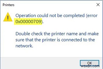 【解決方法】Windows 11/10でプリンター接続時にエラー0x00000709が発生する原因と対処法