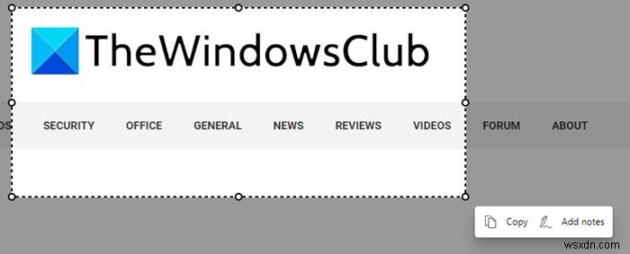 Windows 10のMicrosoft Edgeで「Webキャプチャ」を使ってスクリーンショットを撮る方法