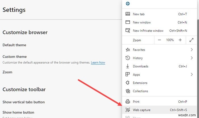 Windows 10のMicrosoft Edgeで「Webキャプチャ」を使ってスクリーンショットを撮る方法