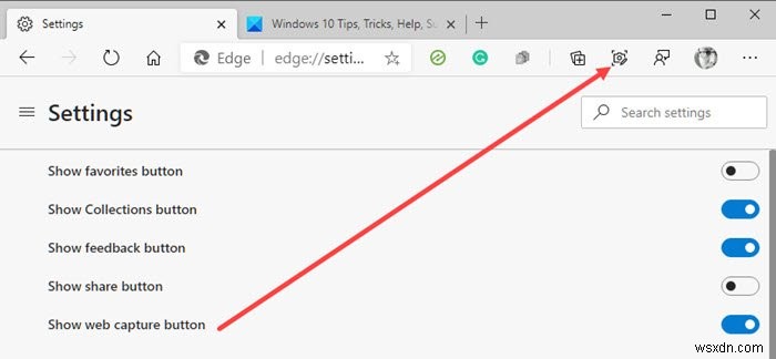 Windows 10のMicrosoft Edgeで「Webキャプチャ」を使ってスクリーンショットを撮る方法