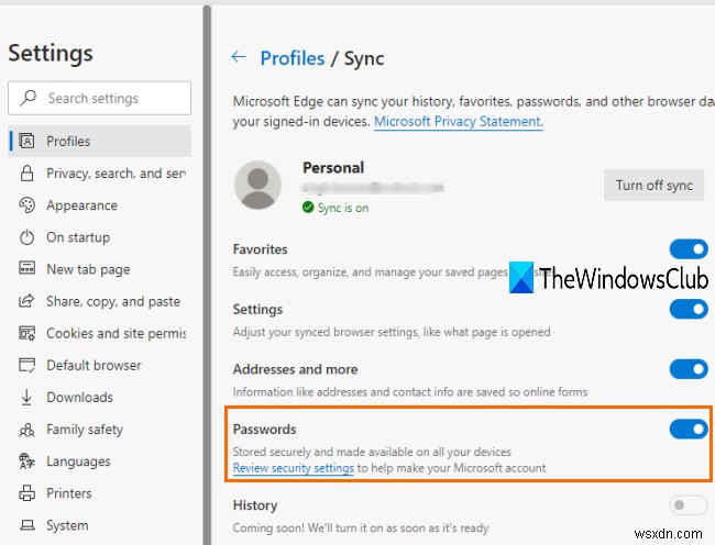 Windows 10のMicrosoft Edgeで「強力なパスワードの候補」を有効・無効にする方法