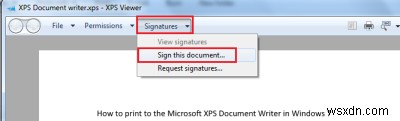 Windows PCでMicrosoft XPSドキュメントライターを使って印刷する方法