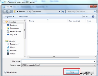 Windows PCでMicrosoft XPSドキュメントライターを使って印刷する方法