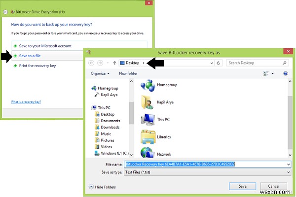 Windows 11/10でBitLocker回復キーの保存先フォルダを変更する2つの方法