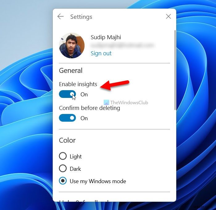 Windows 11/10の付箋(Sticky Notes)でメールを送信する方法