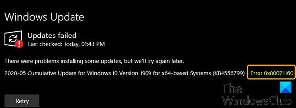 Windows Updateエラー0x80071160の解決方法を徹底解説