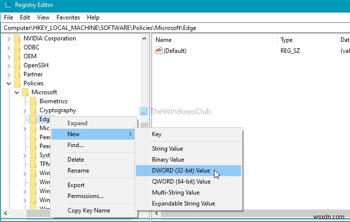 【Windows 10】レジストリを使ってMicrosoft Edgeへの新規プロファイル追加を禁止する方法