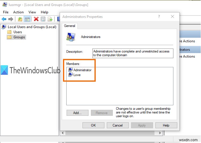 Windows 11/10でユーザーアカウントが管理者かどうかを確認する4つの方法