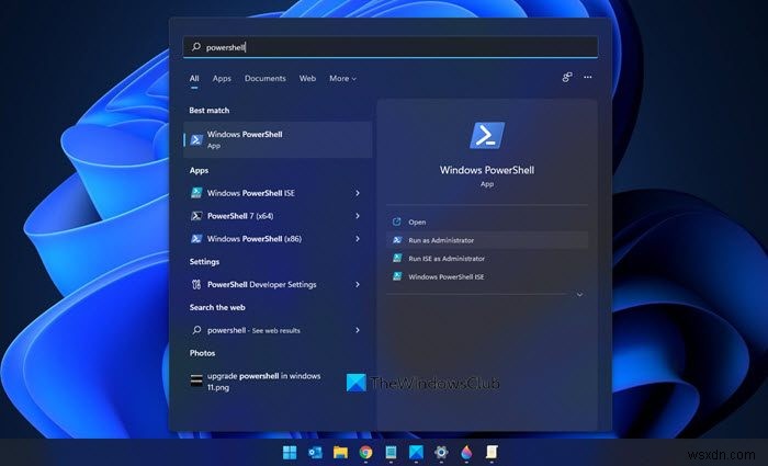 Windows 11/10で管理者権限(昇格)のPowerShellを開く方法