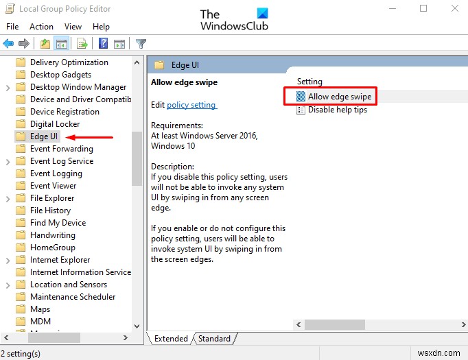 【Windows 10】画面端のスワイプを無効にする2つの方法