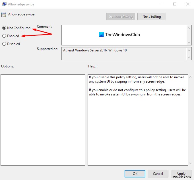 【Windows 10】画面端のスワイプを無効にする2つの方法