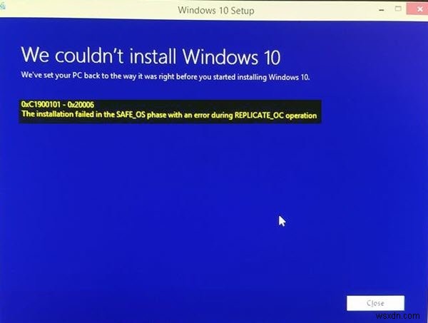 Windows 11/10アップグレードエラー0xC1900101 – 0x20006の対処法｜SAFE_OSフェーズでインストールが失敗する原因と7つの解決策