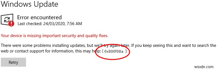 Windows Updateエラー0x800f08aの原因と解決方法を徹底解説【Windows 11/10対応】