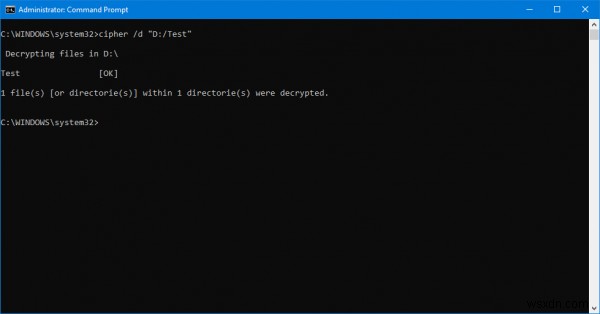 Windows 11/10でEFS暗号化ファイルとフォルダを復号化する2つの方法