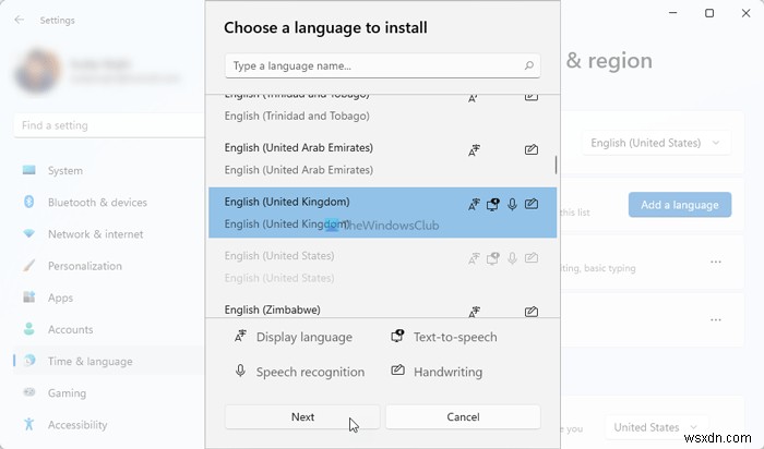 Windows 11/10でCortana（コルタナ）の言語を変更する方法
