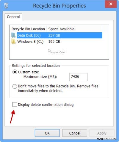 Windows 11/10でごみ箱の削除確認ダイアログを有効・無効にする4つの方法