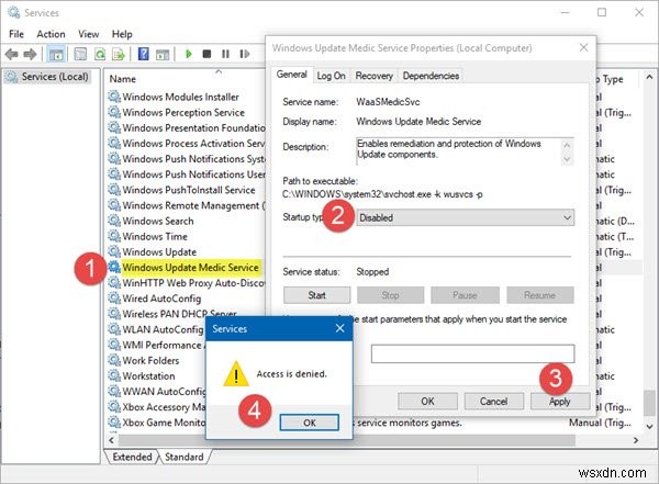 Windows 11/10のWindows Update Medic Service(WaaSMedicSVC.exe)とは?無効化できない理由と対処法