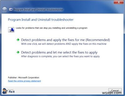 Windows 11/10でプログラムのインストール・アンインストールができないときの対処法|Microsoft公式トラブルシューティングツールの使い方