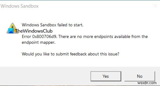 Windows Sandboxエラー0x800706d9の対処法|「起動できませんでした」を解決する3つの方法
