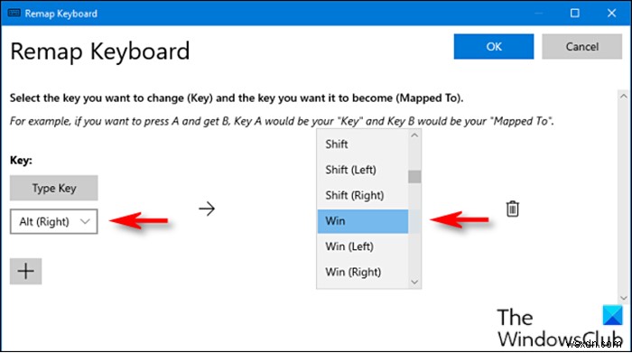 Windows 10で古いクラシックキーボードにWindowsキーを割り当てる方法