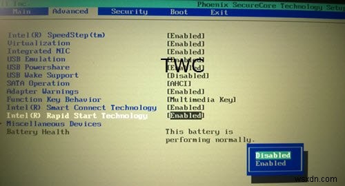 「システムでIntel Rapid Start Technologyが有効になっていないようです」エラーの原因と6つの解決策
