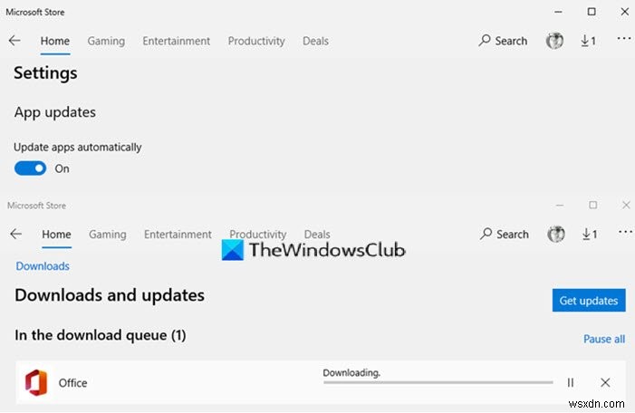 Windows 11/10でMicrosoft Storeアプリが自動更新されないときの対処法