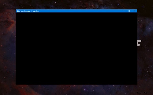Windows 11/10のリモートデスクトップで画面が真っ黒になる問題の解決方法