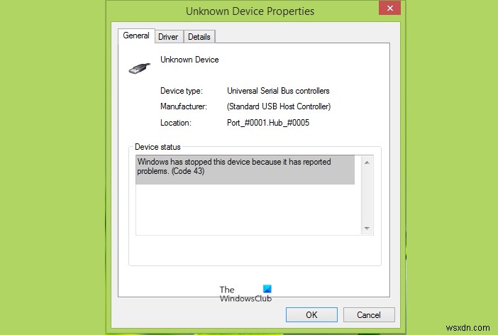 「問題が報告されたため、Windowsはこのデバイスを停止しました(コード43)」エラーの原因と7つの解決策