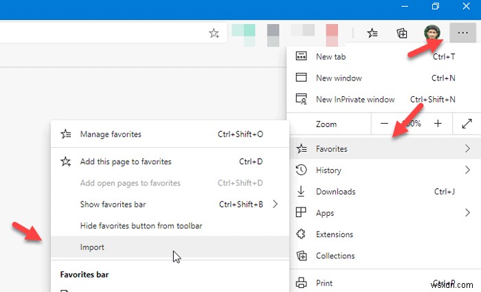 Microsoft Edgeで保存したパスワードをインポート・エクスポートする方法