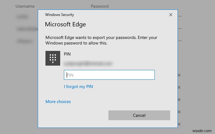 Microsoft Edgeで保存したパスワードをインポート・エクスポートする方法