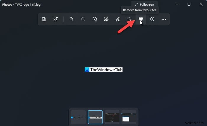 Windows 11/10の写真アプリでお気に入りを追加する方法