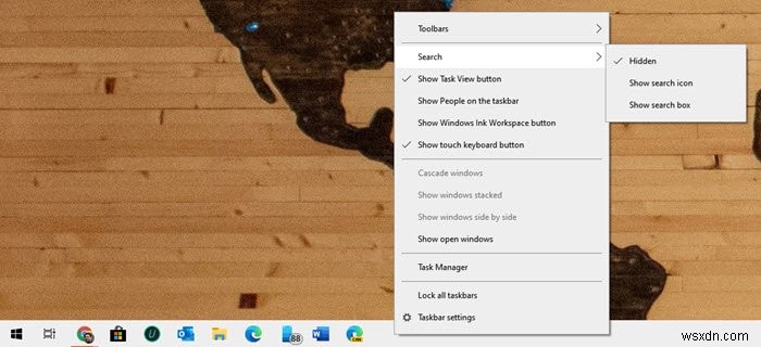Windows 10で検索バー・検索アイコンが消えたときの復活方法6選
