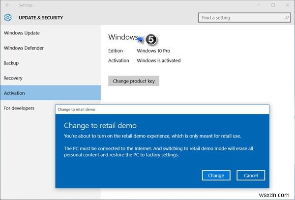 Windows 11/10の「リテールデモモード」を有効化・削除する方法