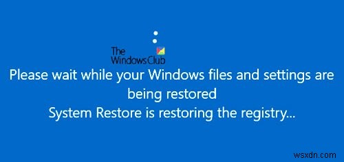 システムの復元やWindows 11/10のリセットを中断するとどうなる？