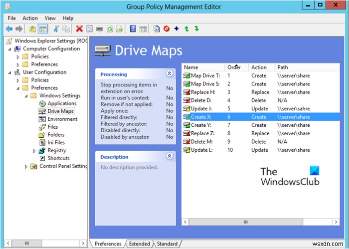 Windows 11/10でグループポリシーを使ってネットワークドライブをマッピングする方法