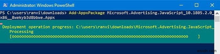 Windows 11/10でPowerShellを使用して署名されていないAppxアプリパッケージをインストールする方法