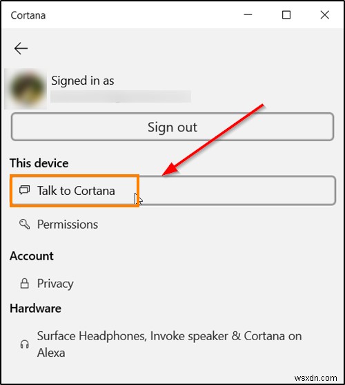 Windows 10のCortanaで「話しかける/入力」を切り替える方法